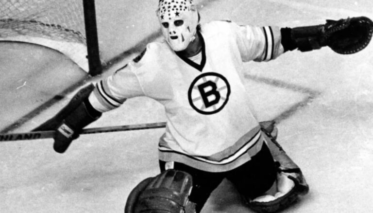 Canadian Professional Ice Hockey Goaltender Gilles Gilbert