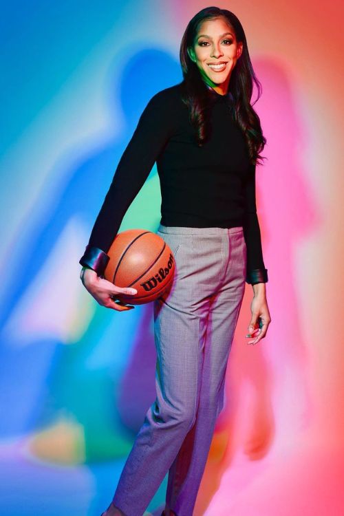 Candace Parker In A Basketball Photoshoot