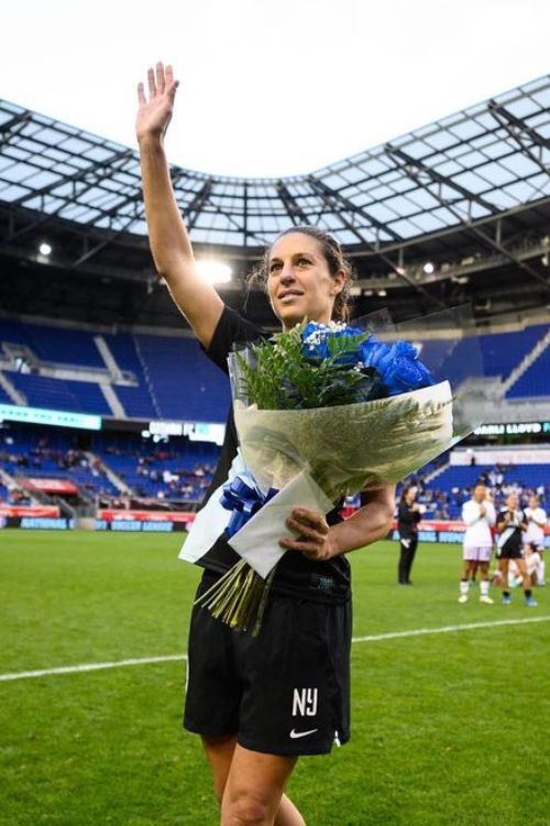 Carli Llyod Waves To The Fans