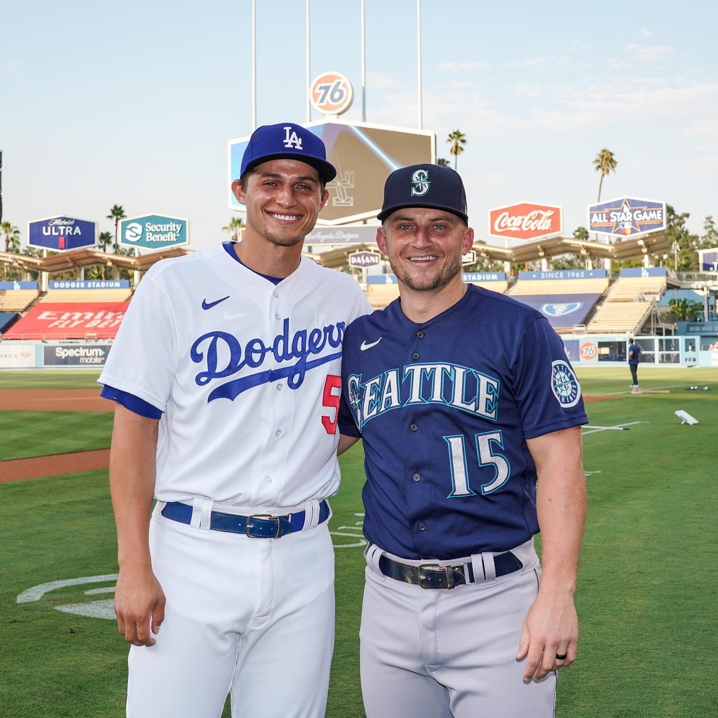 Cory Seager With His Brother Kyle Seager