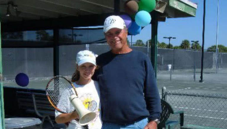 Danielle Collins With Her Father