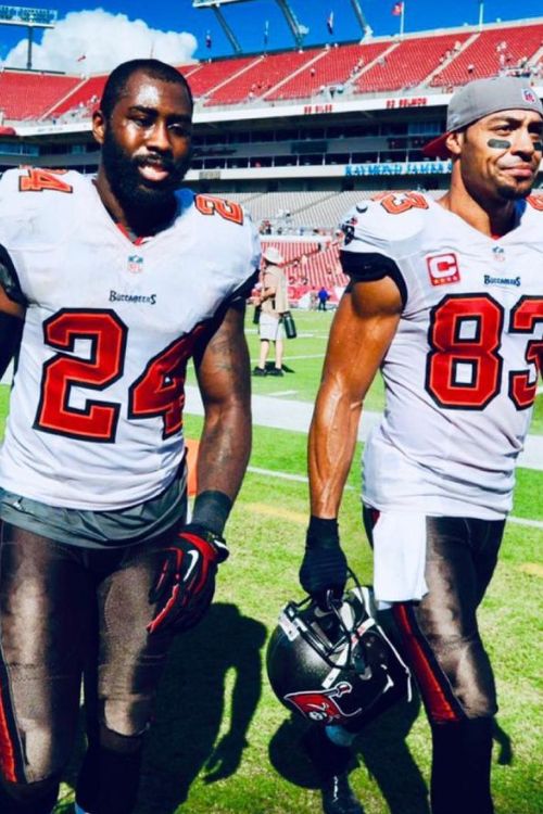 Darrelle Revis With The Late Vincent Jackson During Their Time With The Tampa Bay