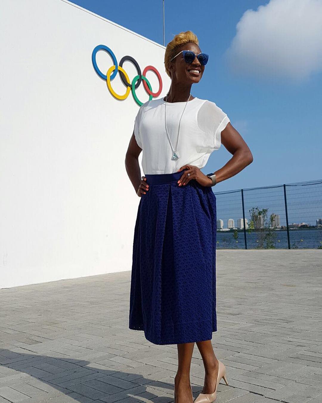 Denise Lewis Attending The 2016 Rio Olympics