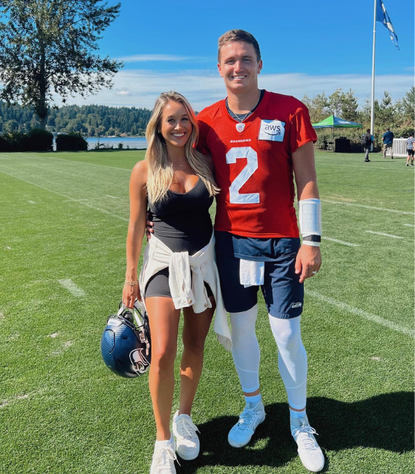 Drew Luck And His Wife (Source: Instagram)