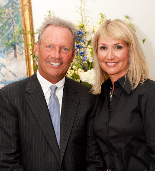 George Brett and Leslie Davenport