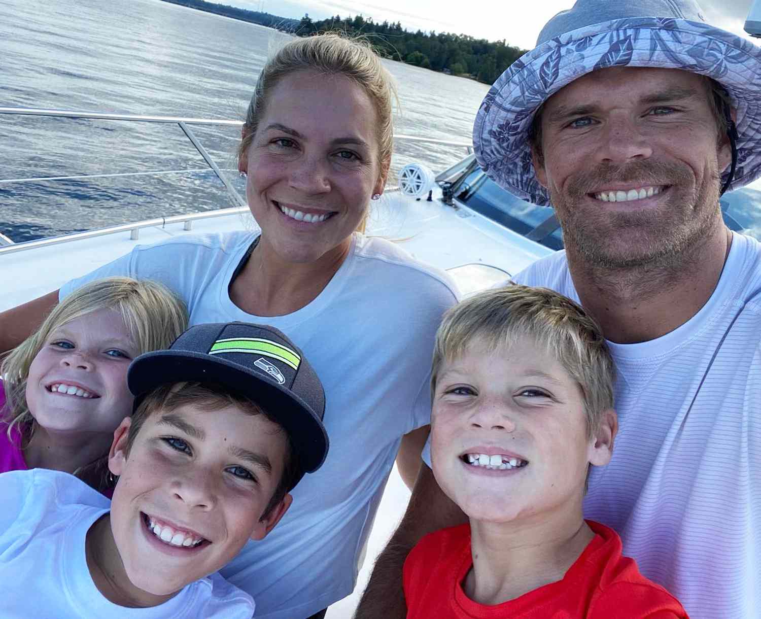 Greg Olsen With His Family 