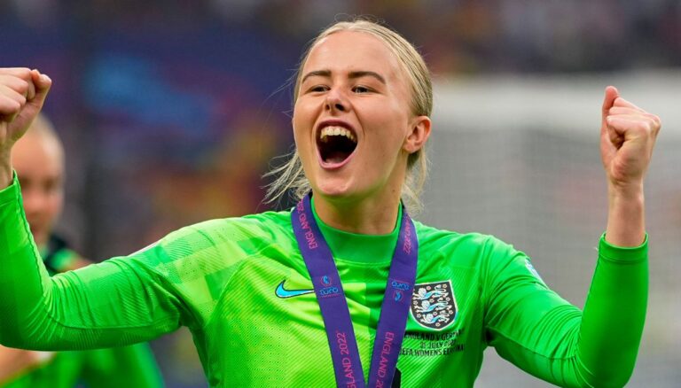 English Goalkeeper Hannah Hampton