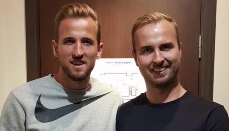 Harry Kane With His Brother Charlie Kane