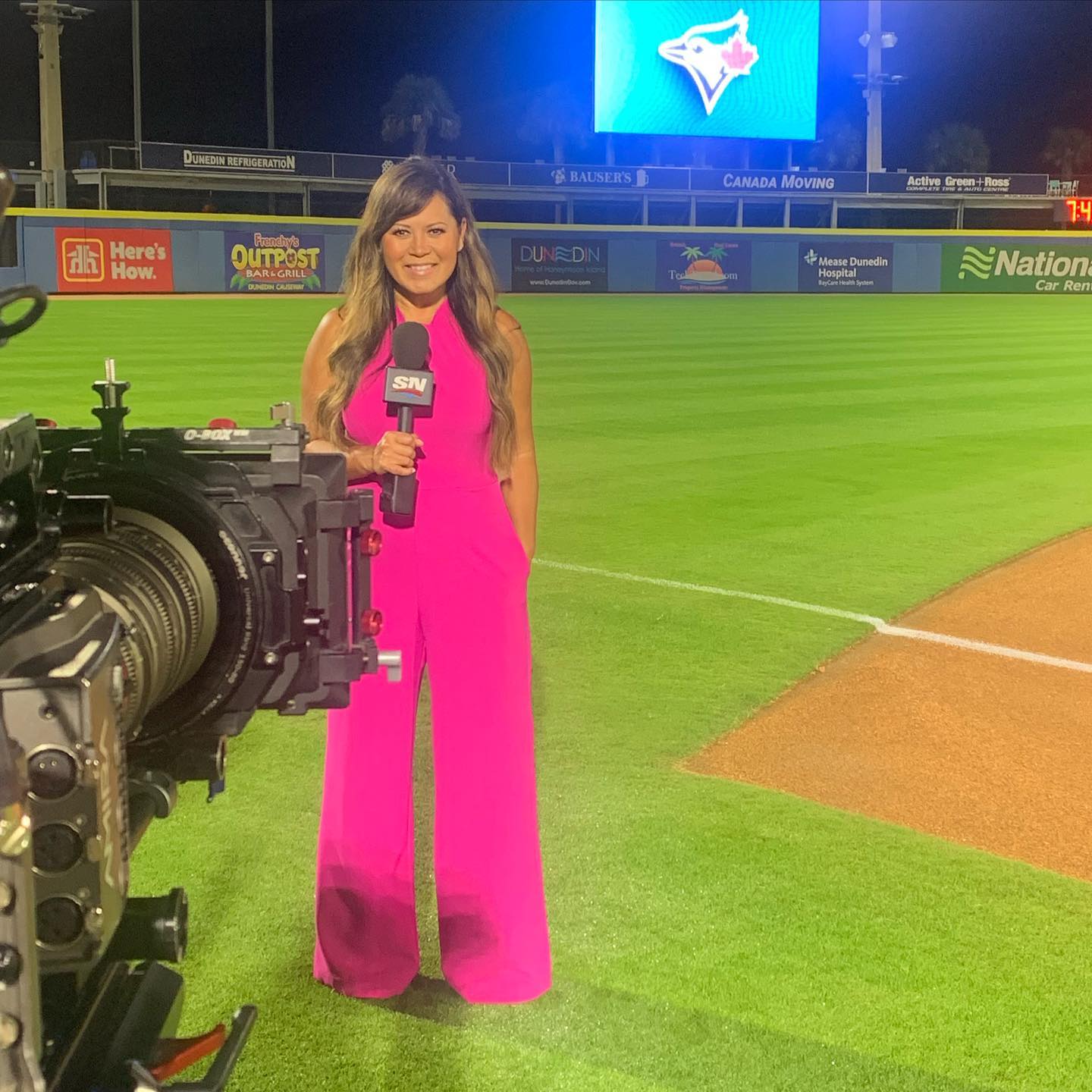 Hazel Mae On The Field 