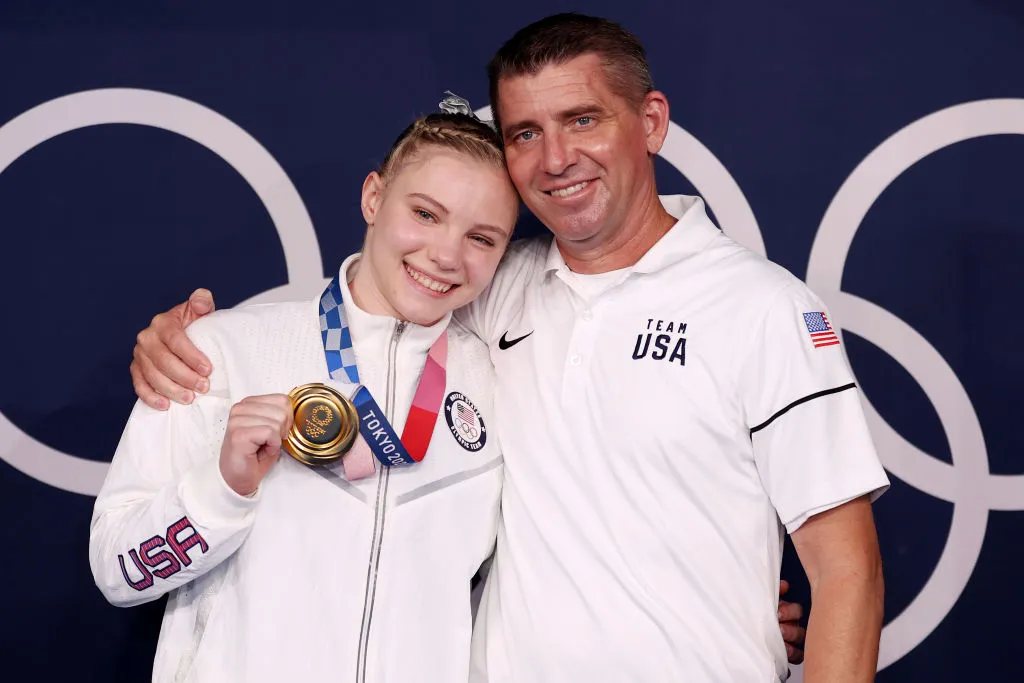 Jade Carey With Her Father Brian Carey