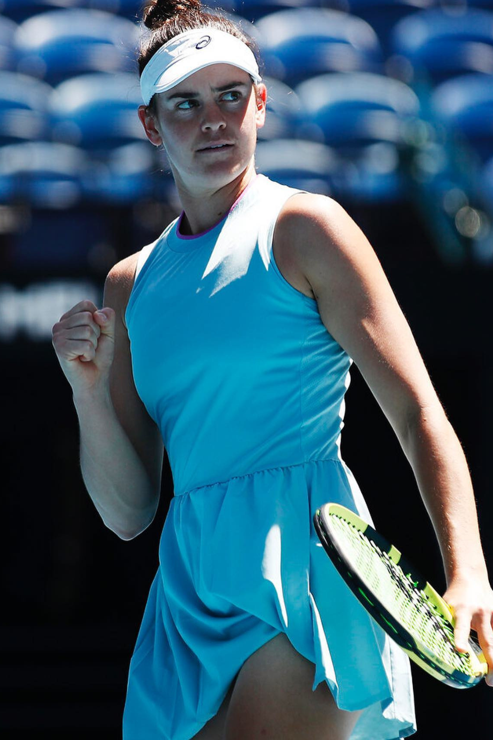 Jennifer Brady Pictured During 2021 Australia Open