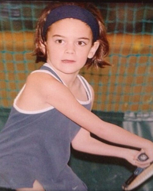 Jennifer Brady Pictured Playing Tennis As A Kid