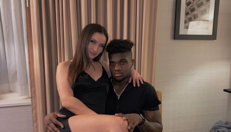 Kenny Yeboah With His Future Wife Emmy Carlin