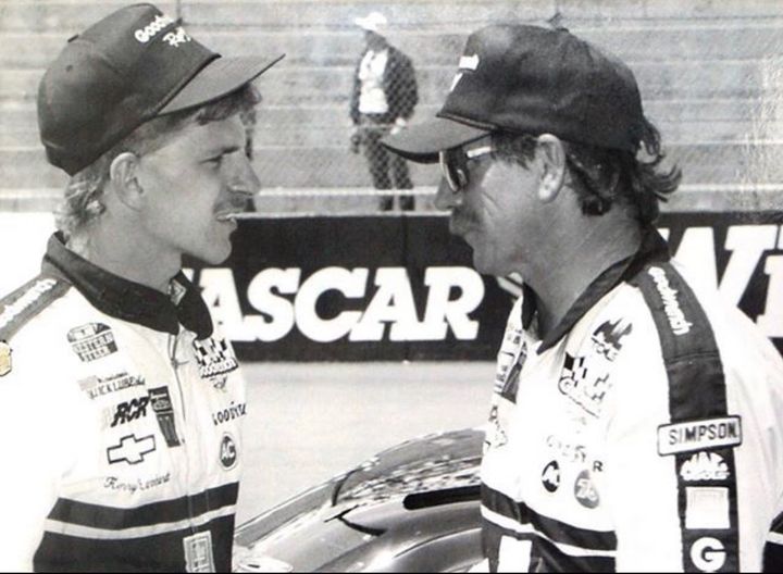 Kerry Earnhardt With His Father Dale