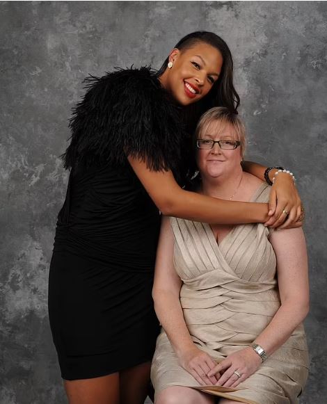 Liz Cambage With her Mother 