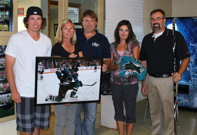 Logan Couture With His Family Members