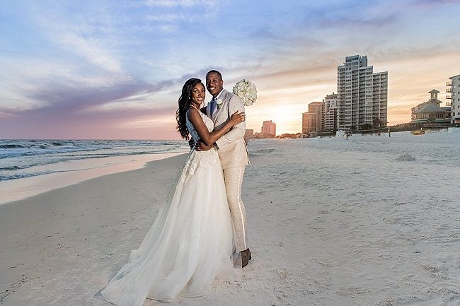 Maria Taylor Husband On Their Wedding Day