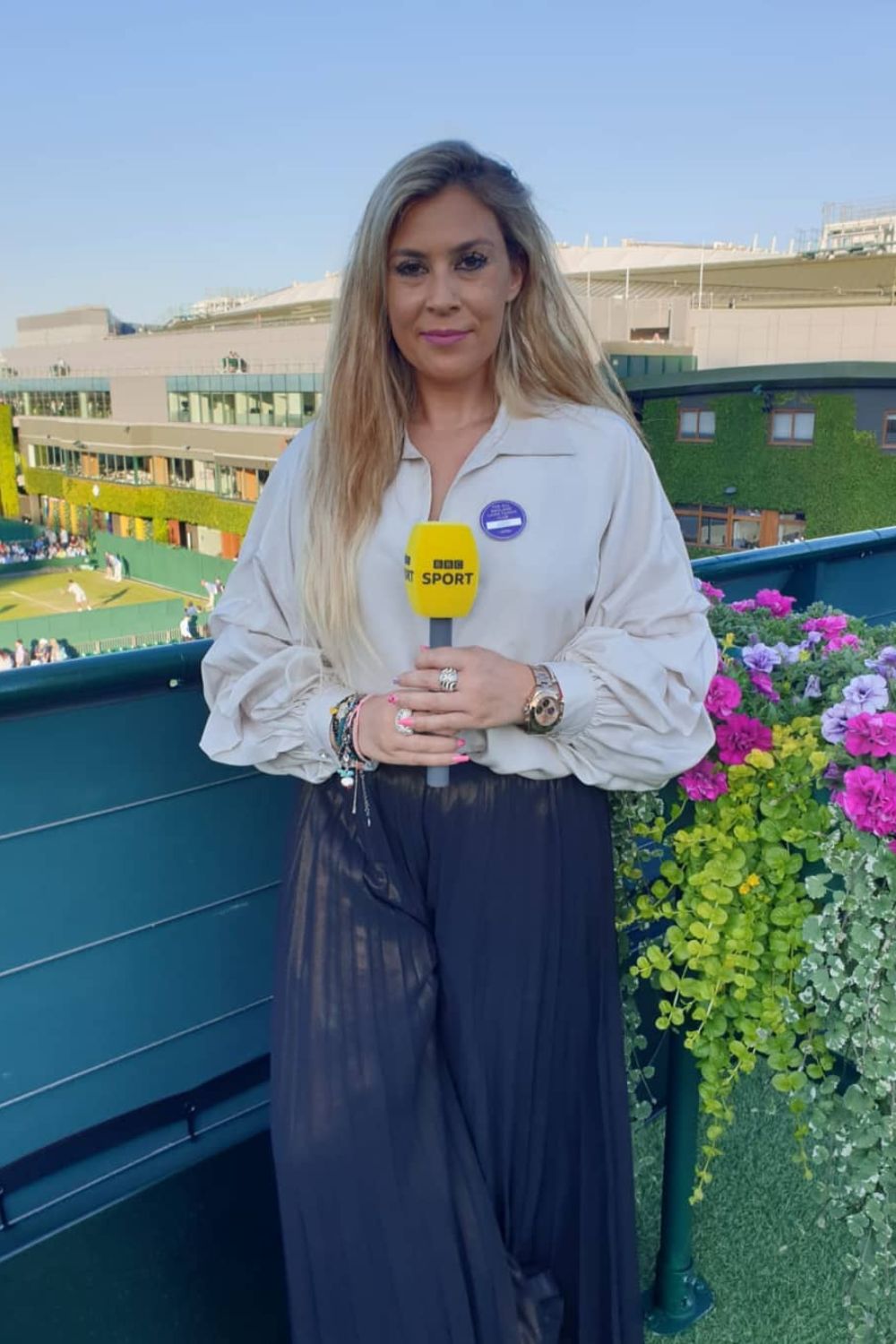 Marion Bartoli Covering The 2019 Wimbledon For BBC Sport