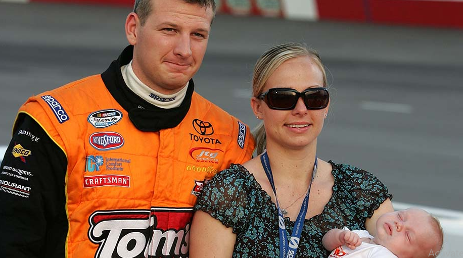 Michael McDowell With His Wife And Son
