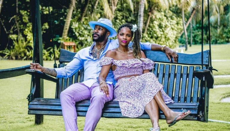 Nathaniel Burleson With His Wife Atoya Burleson-They Have Three Kids