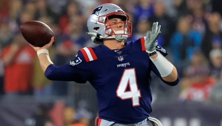 New England Patriots Quarterback Bailey Zappe