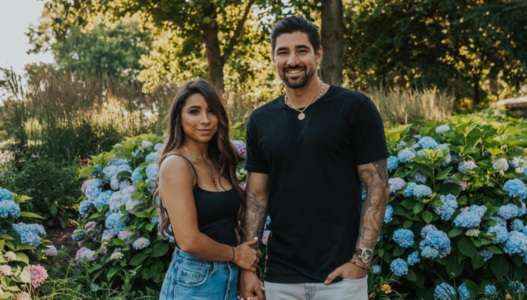 Nick Castellanos With His Wife Jessica Gomez