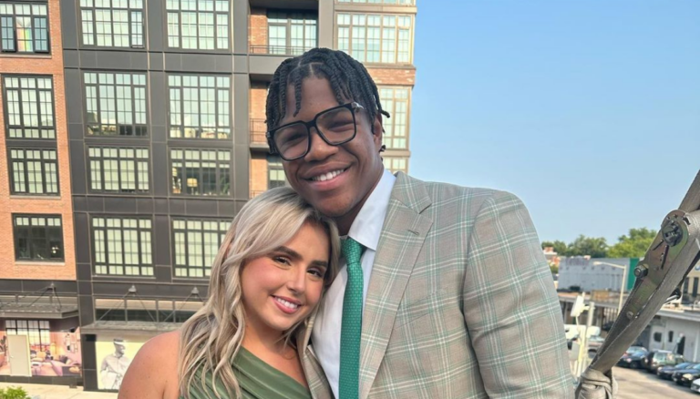 Nolan Smith With His Girlfriend Aubrey Deitch
