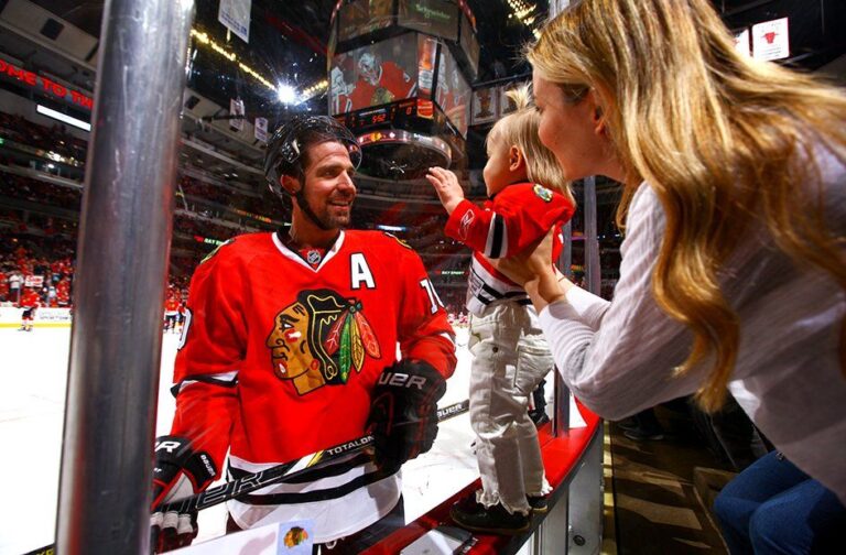 Patrick Sharp With His Wife