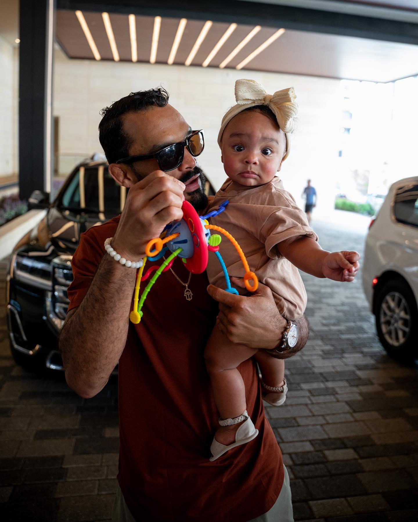 Rob Font With His Daughter Emerald