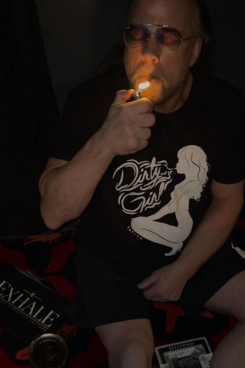 Rob Van Dam Smoking A Joint