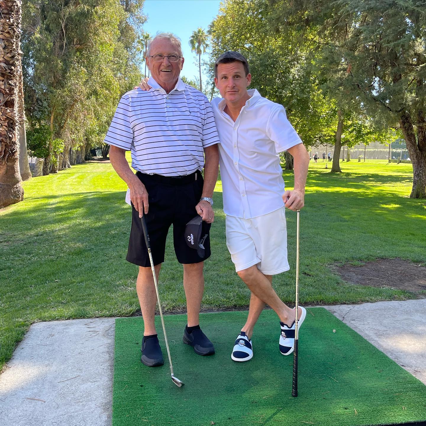 Rob With His Dad Gene Dyrdek