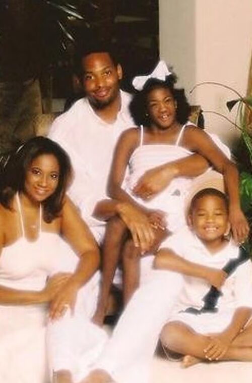 Robet Horry With His Ex-Wife Keva And His-Two Older Kids Ashley And Camron