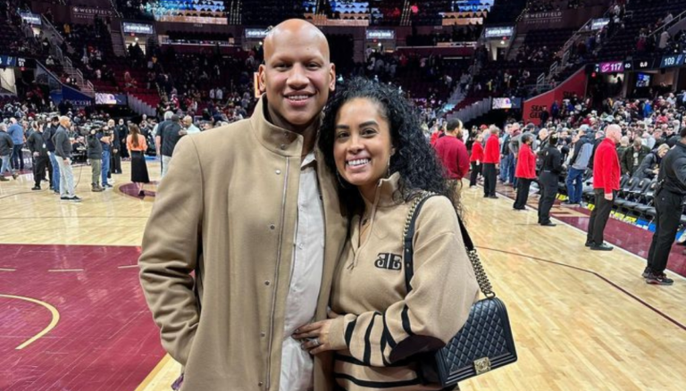 Ryan Shazier With His Wife Michelle Rodriguez