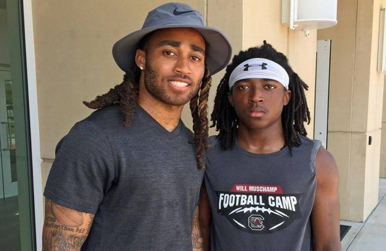 Stephon Gilmore With His Younger Brother Steven Jr.