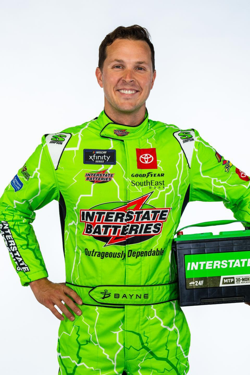 The American Professional Stock Car Racing And Dirt racing Driver, Trevor Bayne