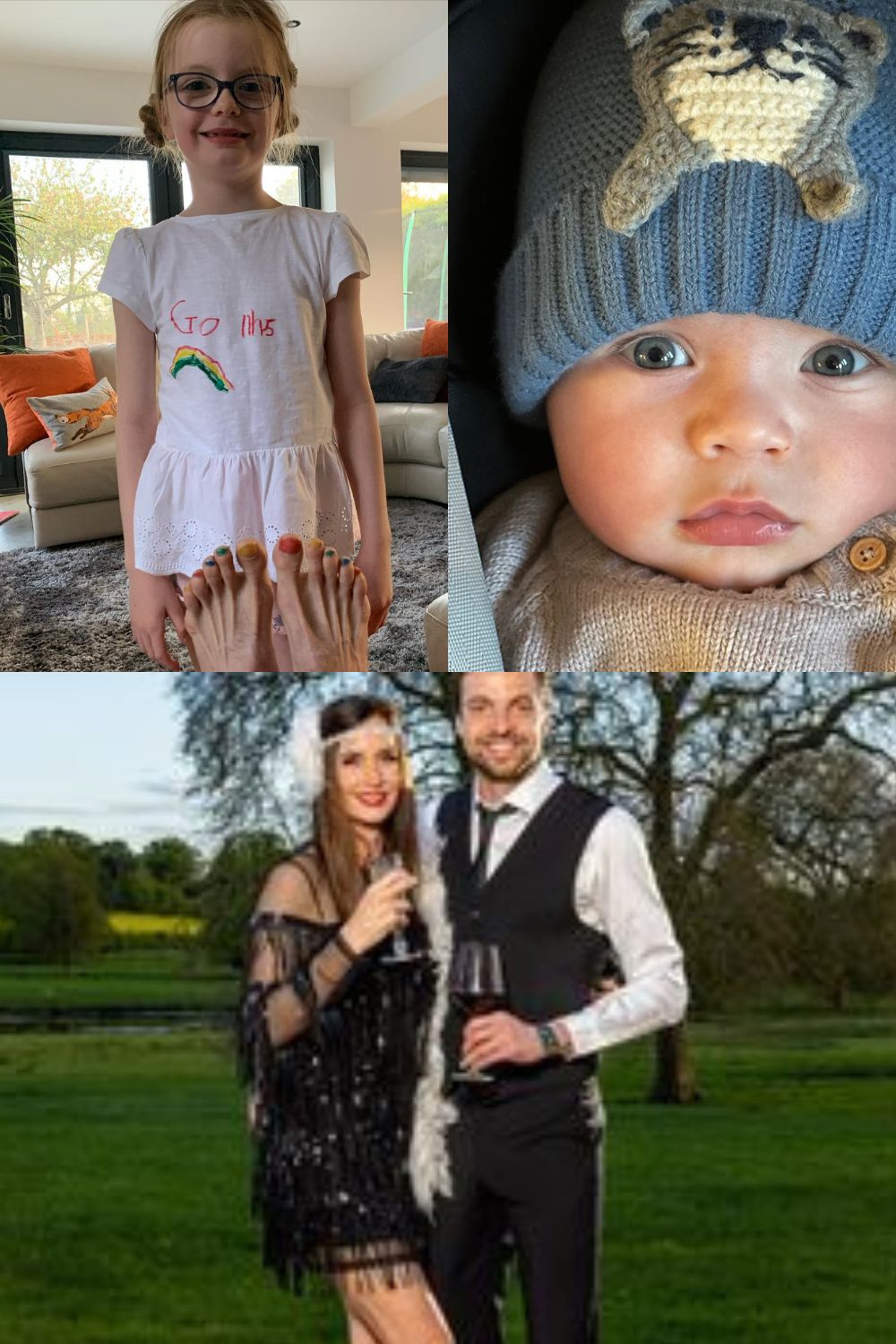 Tim Krul & His Wife With Two Kids