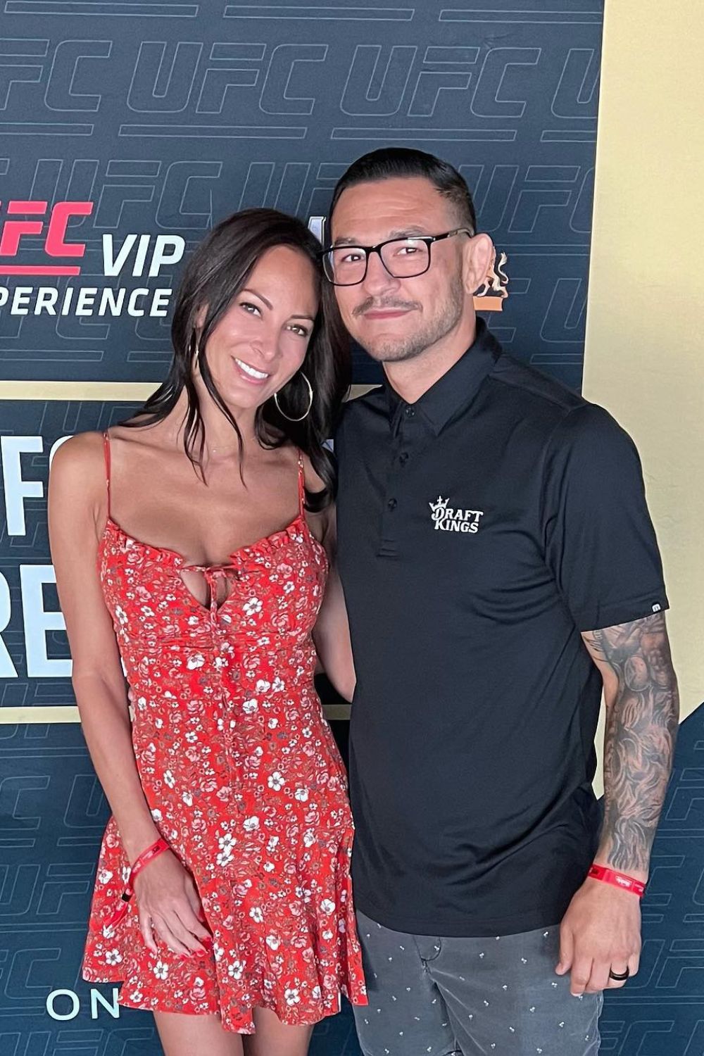 Cub Swanson With His Wife, Kenda Perez