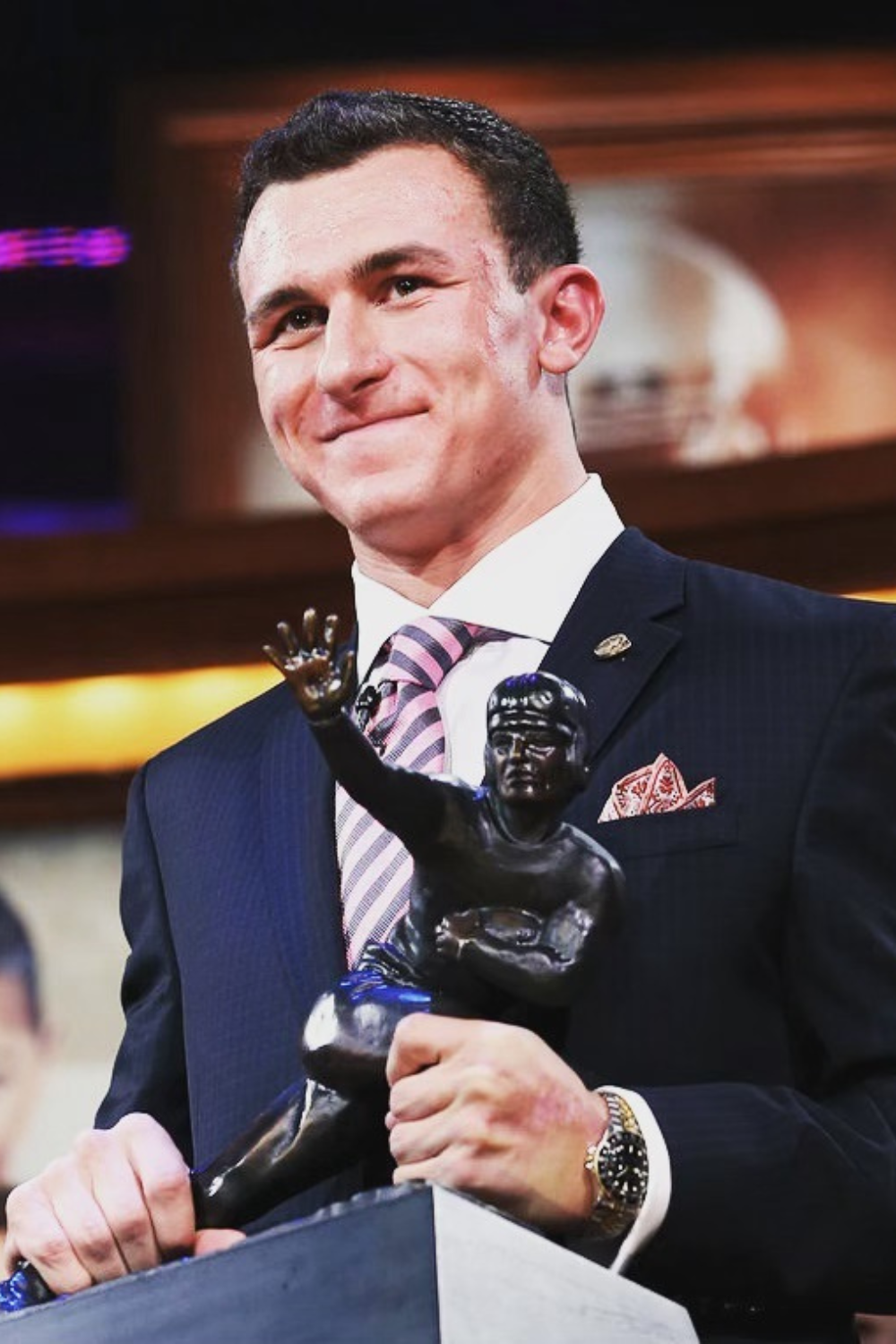 Heisman Trophy Recipient Johnny Manziel 