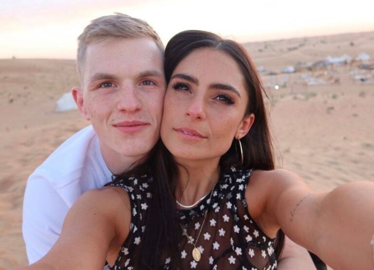 Ian Garry With His Wife Layla