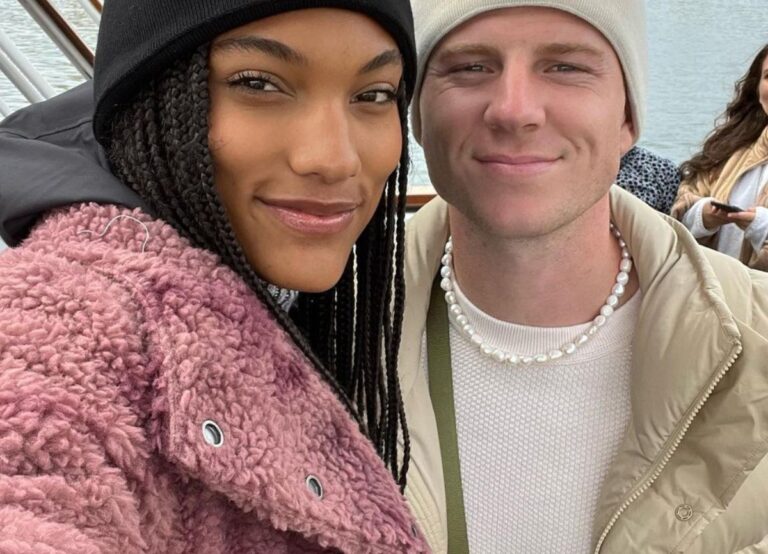 Tara Davis With Her Husband