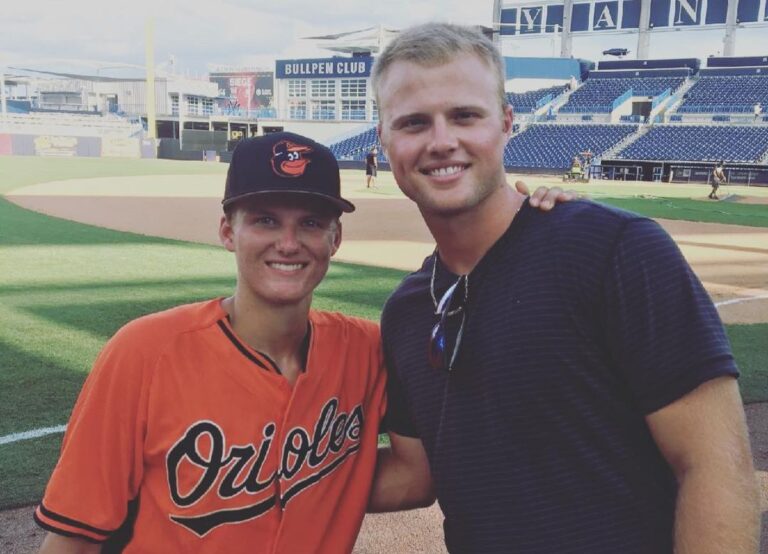 Parker Meadows With His Brother Austin