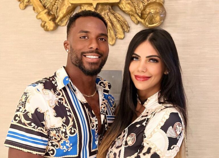Kenny Bednarek With His Girlfriend Sharmila