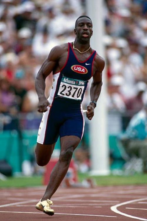Michael Johnson During Olympics