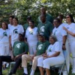 Magic Johnson With His Parents And Siblings Celebrating His Late Father 87 Birthday