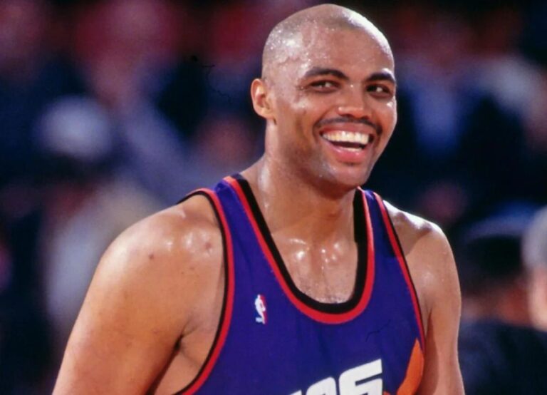 Charles Barkley During His Game