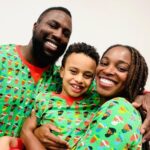 The Athletic Couple With Their Son