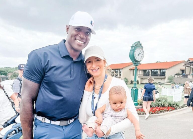 Demarcus Ware With Wife Angela And Son