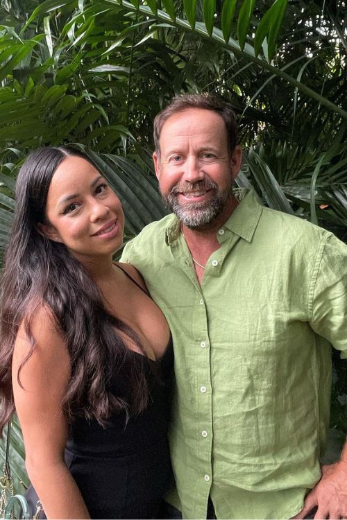 Erik Compton With His Wife 