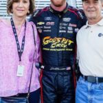 Ward Burton With His Son Jeb And Wife
