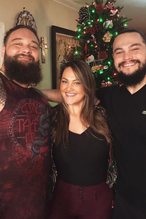 Bray Wyatt With His Brother And Sister 